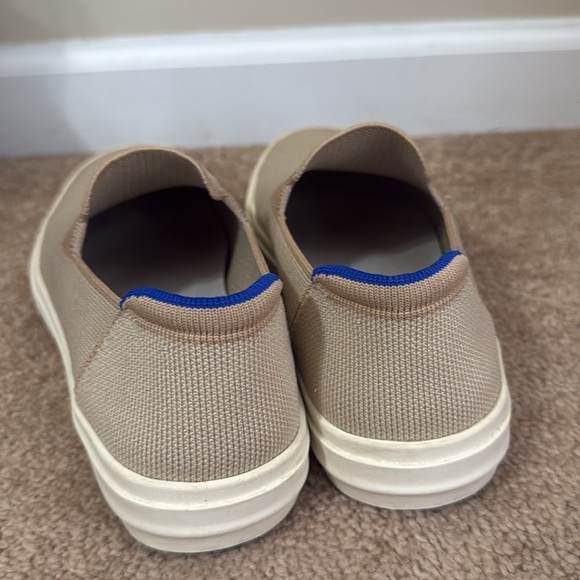 Rothy’s The City Slip On Unisex Knit Sneakers Tan Cream W8/M6.5 - Picture 12 of 15